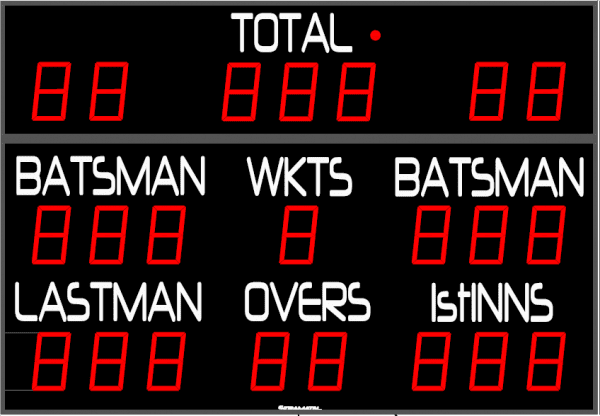 cricket scoreboard stramatel