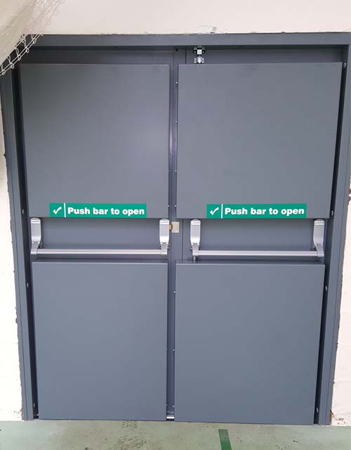 safer sports hall doors